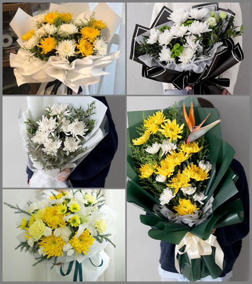 贵州安顺西秀区七眼桥镇竹林村白事花束代送